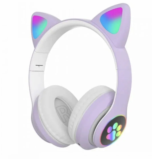 LED Wireless Headphone with Mic Control