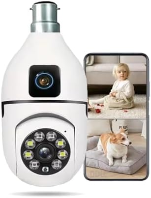 E27 PTZ Bulb WiFi Waterproof 360° Wireless Security Camera